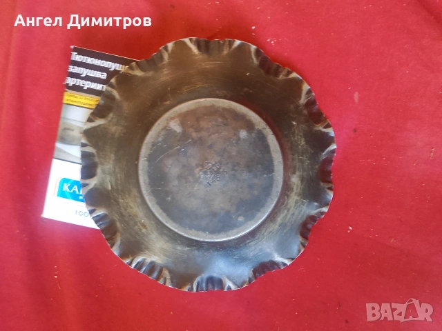 Трети райх метална чиния , снимка 6 - Антикварни и старинни предмети - 55235196