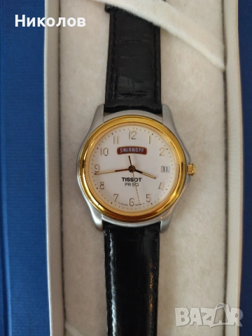 Продавам оригинален часовник Tissot PR 50 "Smirnoff" J176/276K, снимка 3 - Мъжки - 54505185
