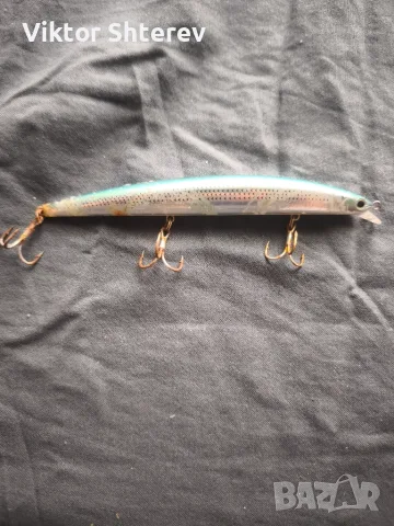 Smith Haluca 145S Blue/Teal – Японски морски воблер 145мм 21.5г, снимка 3 - Такъми - 55624913