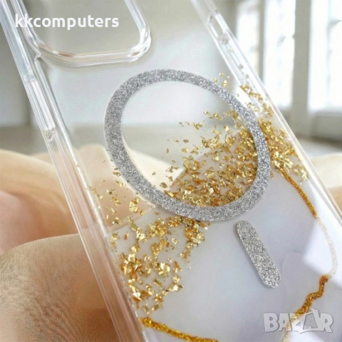 Кейс Epoxy Mag за iPhone 17 Pro Max (6.9) розов и Протектор, снимка 10 - Калъфи, кейсове - 54156274