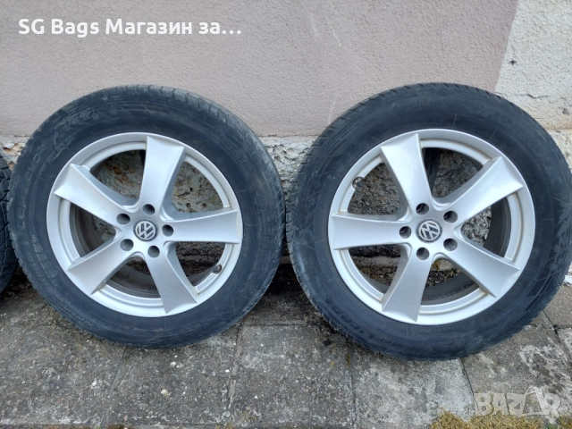Vw tiguan лети джанти с гуми 225/60/17, снимка 4 - Гуми и джанти - 54832506