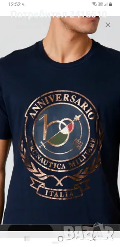 Aeronautica Militare 100 Years Cotton Mens Size M /  L НОВО! ОРИГИНАЛ! Мъжка Тениска!, снимка 8 - Тениски - 55443518
