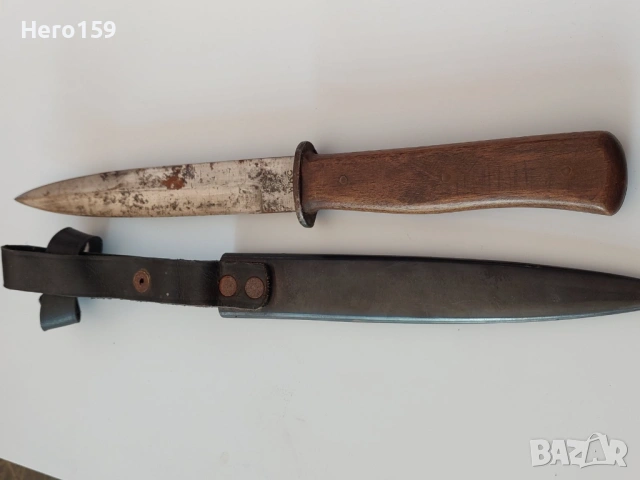 WW2-Окопен немски нож/кинжал,сабя кортик,щик,ятаган., снимка 8 - Антикварни и старинни предмети - 54499338