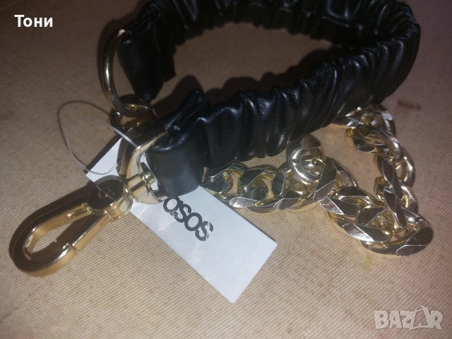 ASOS Оригинал Нов Дамски Кожен Колан с Етикет XXS, снимка 2 - Колани - 55153918