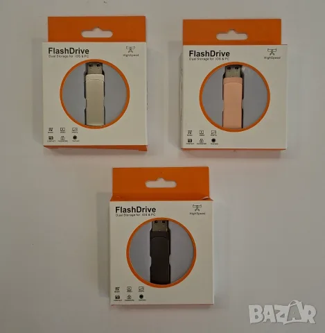USB Флашка за iPhone, Android и PC - 500 GB, снимка 2 - USB Flash памети - 52915260