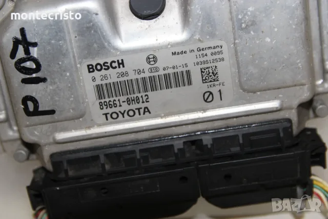 Моторен компютър Peugeot 107 (2005-2012г.) 0261208704 / 0 261 208 704 / 89661-0H012 / 896610H012, снимка 2 - Части - 55307975