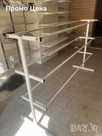 ПРОМО ПЪЛНО ОБОРУДВАНЕ ЗА МАГАЗИН: Стилажи, Манекени, Закачалки и Рекламна табела