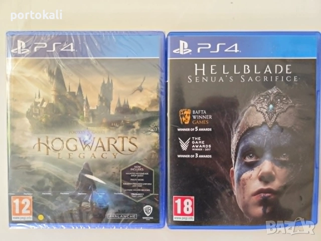 НОВА! Hogwarts Legacy и HellBlade Senua's Sacrifice за Playstation 4 PS4 