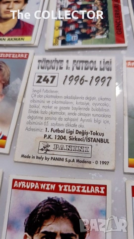 Ретро футболни стикери Panini Лига Турция 1996/1997 - 110 бр., снимка 8 - Колекции - 54646969