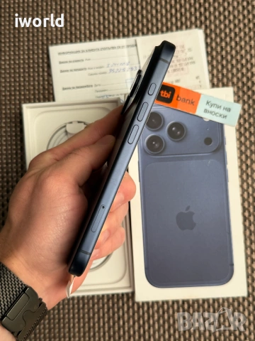 КАТО НОВ❗️ 24М ГАРАНЦИЯ❗️ iPhone 17 Pro Лизинг от 42€/мес 256GB⚠️ Deep Blue, снимка 4 - Apple iPhone - 54591950