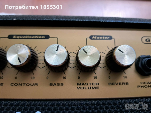 Китарен усилвател Marshall G15R CD, 15W, С реверб ефект, снимка 5 - Тонколони - 55163553