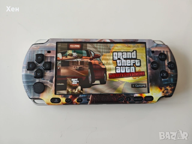 Sony PSP 3000 - Playstation Portable - качени много игри - ARK-4 God Of War Skin, снимка 9 - PlayStation конзоли - 54629743