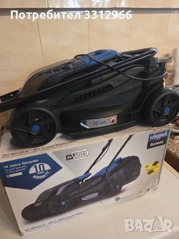 Акумулаторна косачка Scheppach BC-MP320-X с ширина на косене 32 см БЕЗ БАТЕРИЯ И ЗАРЯДНО , снимка 2 - Градинска техника - 55590885