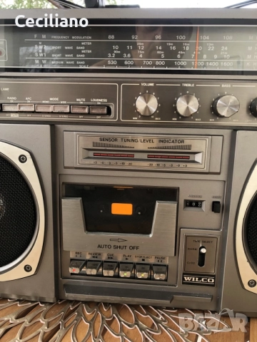 Голям Радиокасетофон Wilco CRS-1049(Japan)!, снимка 3 - Радиокасетофони, транзистори - 55515425