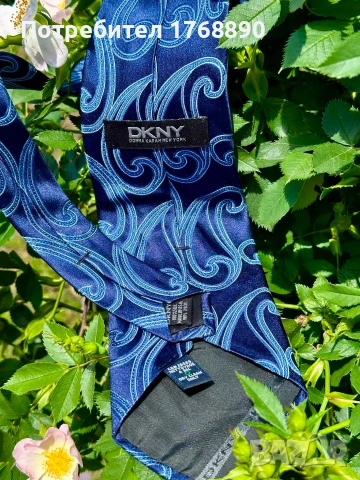 Копринена вратовръзка DKNY, снимка 3 - Други - 54834988