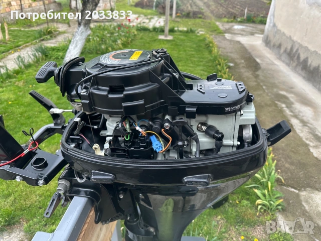 Извънбордов четиритактов двигател SUZUKI 15Hp, снимка 5 - Воден транспорт - 54977272