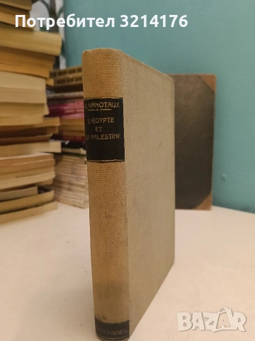 REGARDS SUR L'EGYPTE ET LA PALESTINE - Gabriel Hanotaux (1929, Hardcover)