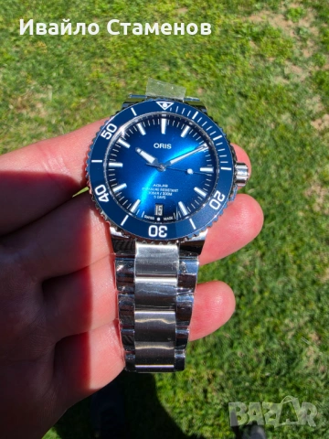 Oris Aguis caliber 400, 43.5mm автоматичен мъжки часовник., снимка 3 - Мъжки - 54689500