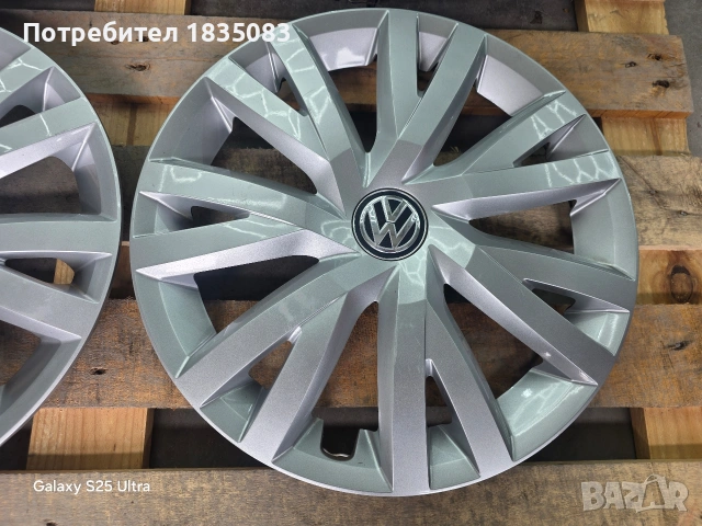 Оригинални тасове VW 16 цола, снимка 5 - Аксесоари и консумативи - 54580949