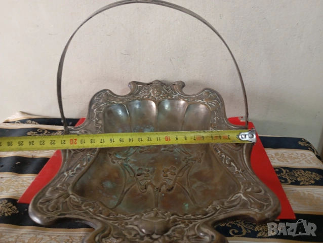 Купа,фруктиера арт нуво, снимка 3 - Други ценни предмети - 54269087