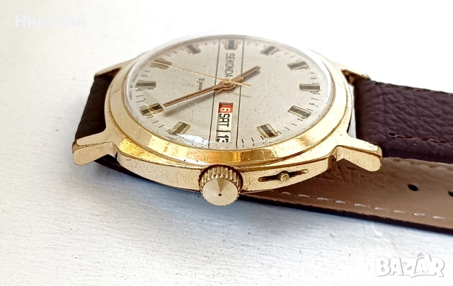 Sekonda - мъжки механичен часовник , снимка 6 - Мъжки - 54892467