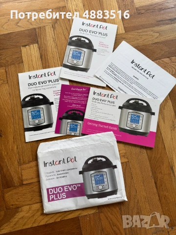Instant Pot Duo Evo Plus 5.7 литра, снимка 6 - Мултикукъри - 55250453