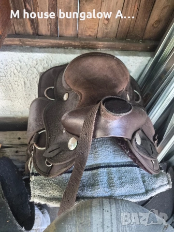 Western седло Brown - 16"

 ново, снимка 2 - Коне - 55207923