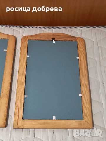 Огледала с рамки от естествено дърво (чам), размер 60/40см. - 15 евро за брой , снимка 7 - Огледала - 54075943