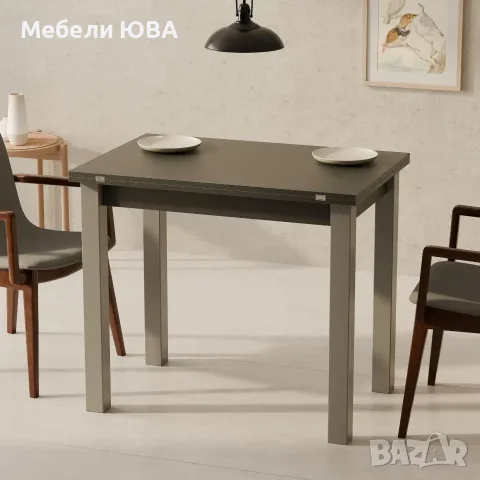 Трапезна маса 90/60 см – разтегателна, снимка 4 - Маси - 46245514