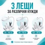 Ръчна и настолна лупа лед осветление за четене бродиране гоблени шиене, снимка 4