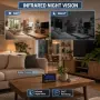 WiFi дигитален часовник със скрита камера 1080P – Tuya Smart, снимка 6