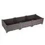 Модулна повдигната леха 120x40x22 см – За зеленчуци, билки и цветя, UV устойчива, кафява, снимка 9