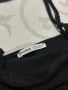 Дълга черна рокля с цепка на Bershka , снимка 2