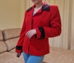 Стилно червено сако, снимка 5