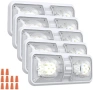 Нови 5 броя 12V LED плафони за каравана кемпер лодка 600LM 8W естествена бяла светлина, снимка 1