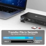 Докинг станция CMSTEDCD BW532 USB-C KVM 3 монитора, снимка 6