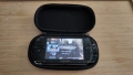 PSP + 64GB карта с игри + нова батерия + зарядно + калъф , снимка 4