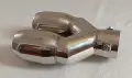 Продавам хромиран накрайник за ауспух на автомобил , снимка 2