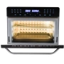 Многофункционален фритюрник с горещ въздух 30L - Мощна 2200W фурна с конвекция, 24 програми, снимка 2