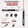 Мощен малък червен лазер тип показалка за котки кучета мини лазерче лазерен пойнтер деца приставка, снимка 6