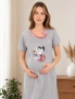 🤍 Нежна и удобна нощница за бъдещи и настоящи мами 🤱, снимка 1
