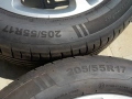 Оригинални джанти Мерцедес 17" 5х112 Mercedes 5x112 с гуми 205/55/17 дот1525 нови комплект , снимка 8
