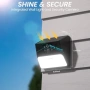 Соларна WiFi камера Cinnado 2K PIR цветно нощно, снимка 3