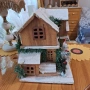 Декоративна дървена къща-ръчна изработка, снимка 3