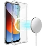 IMAK Магнитен Прозрачен Калъф за Xiaomi Redmi A7 Pro 4G / Poco C85x 5G - TPU, Airbag, Прозрачен, снимка 1