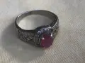 стар сребърен пръстен, снимка 10