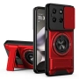 Магнитен Калъф със Стойка Ring Holder и Капаче за Камерата за Motorola Moto G37 Power 5G – 5 цвята, снимка 4