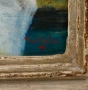 Маслена картина Michèle Catala (1921–1951) – „Пристанище край Валенсия“, 1948 г., снимка 4