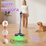 Безжична Вертикална Прахосмукачка - Yanhama H7 750W 75000Pa, 4-в-1 с 50 Мин Работа, LED!, снимка 2