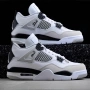 👟Nike Air Jordan 4 White Black 36 37 39 45 46 , снимка 1
